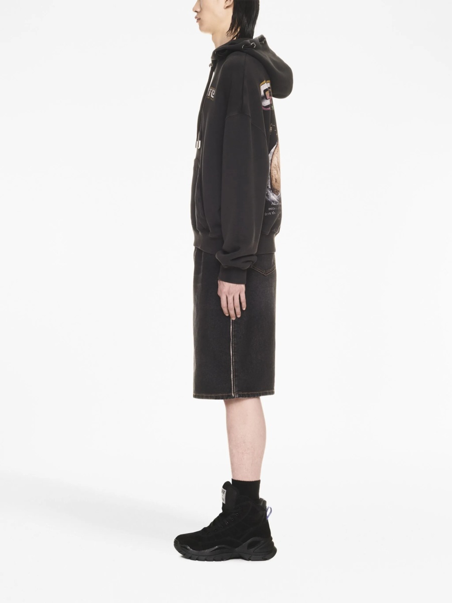 Hanorac Off-White negru - Img 3