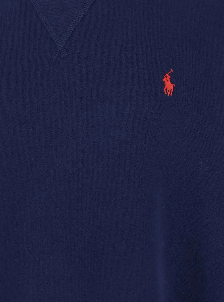 Hanorac Ralph Lauren albastru din bumbac - Img 3
