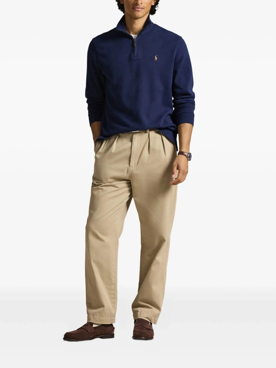 Hanorac Ralph Lauren albastru din bumbac - Img 4