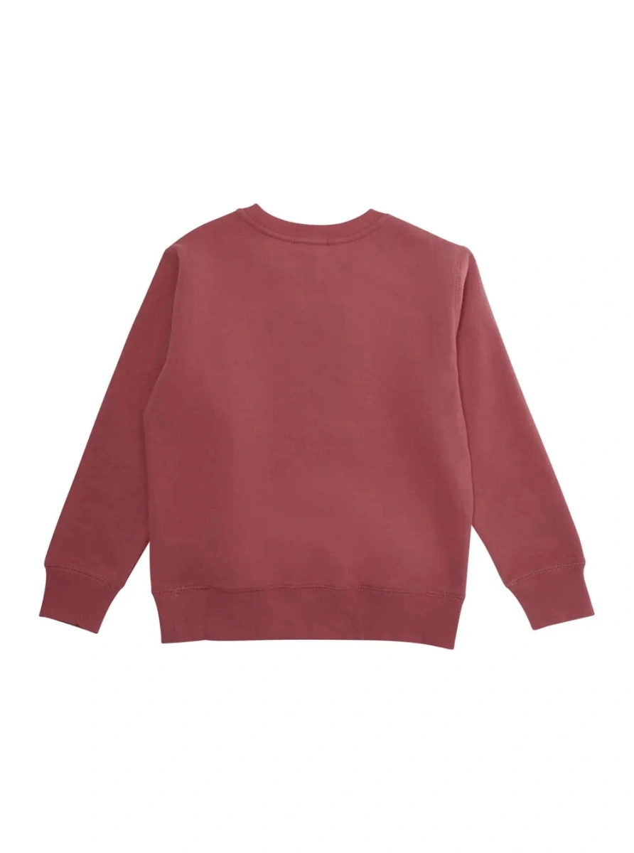 Hanorac Ralph Lauren rosu din bumbac cu logo pe piept - Img 2