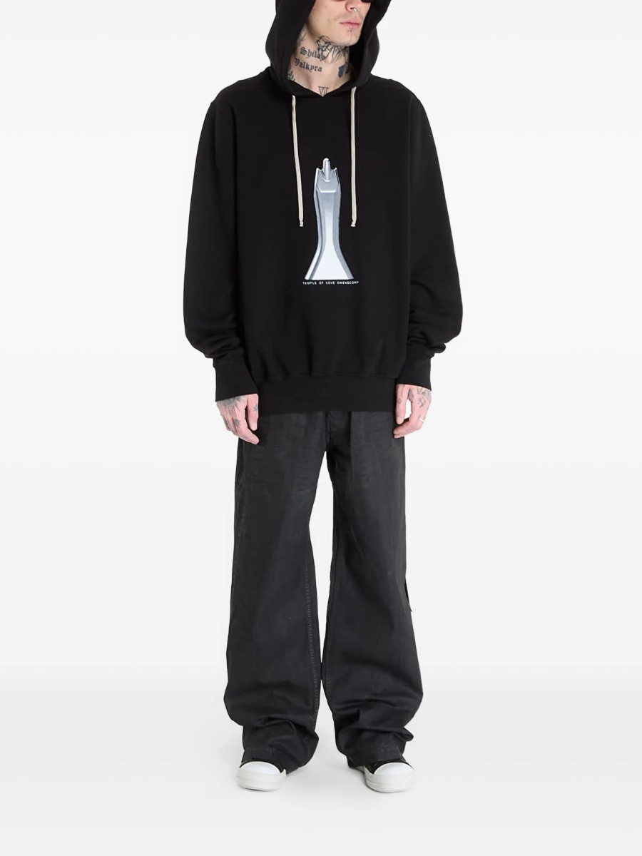 Hanorac Rick Owens negru - Img 2