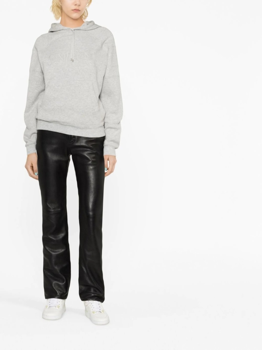 Hanorac Saint Laurent gri din polyester - Img 2