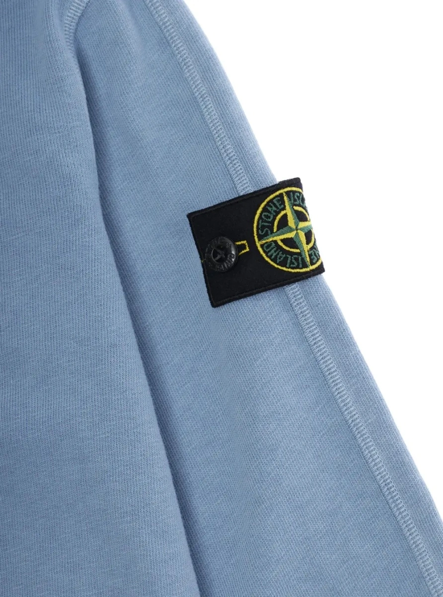 Hanorac Stone Island albastru din bumbac - Img 3