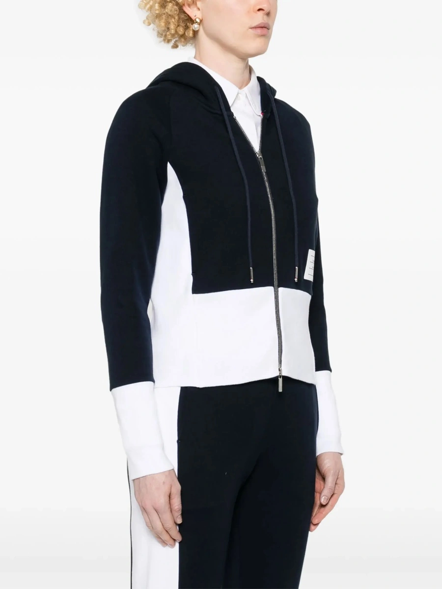 Hanorac Thom Browne albastru din bumbac - Img 5