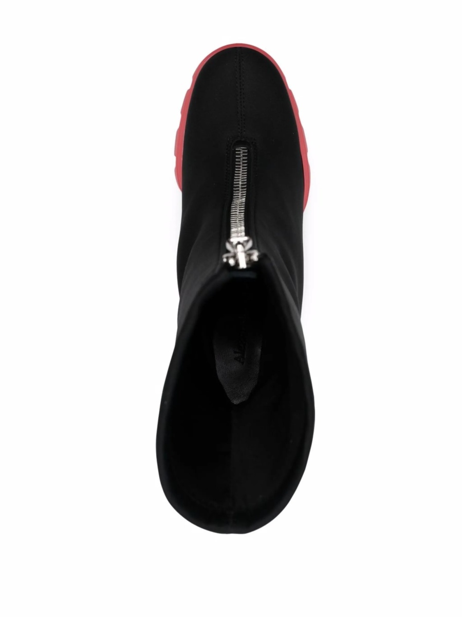 Incaltaminte Alexander McQueen neagra din material textil - Img 4