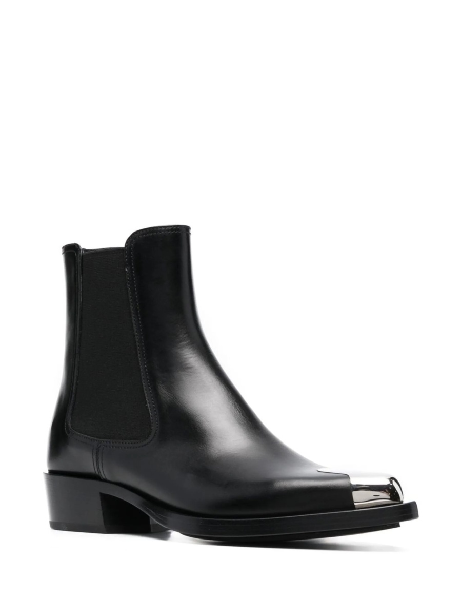Incaltaminte Alexander McQueen neagra din piele - Img 2