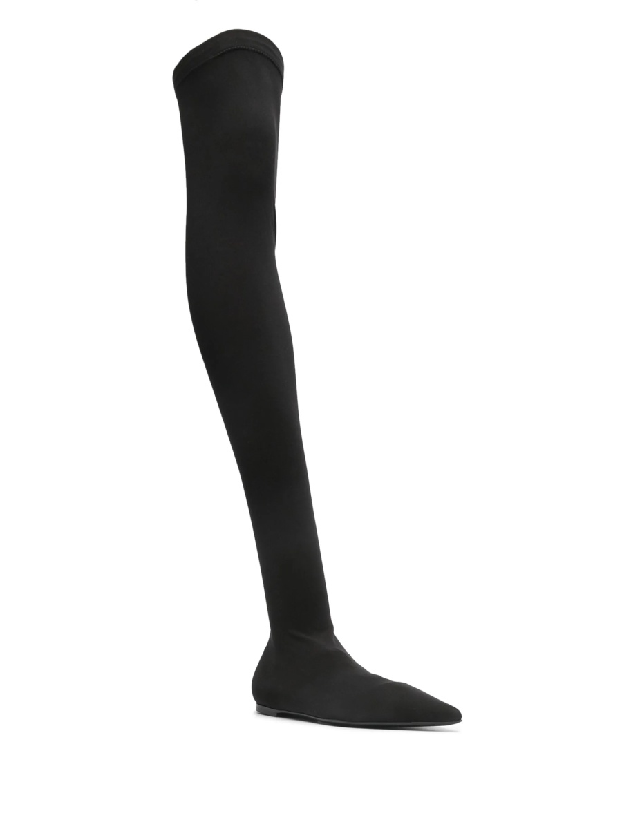 Incaltaminte Dolce &amp; Gabbana neagra din material textil - Img 2