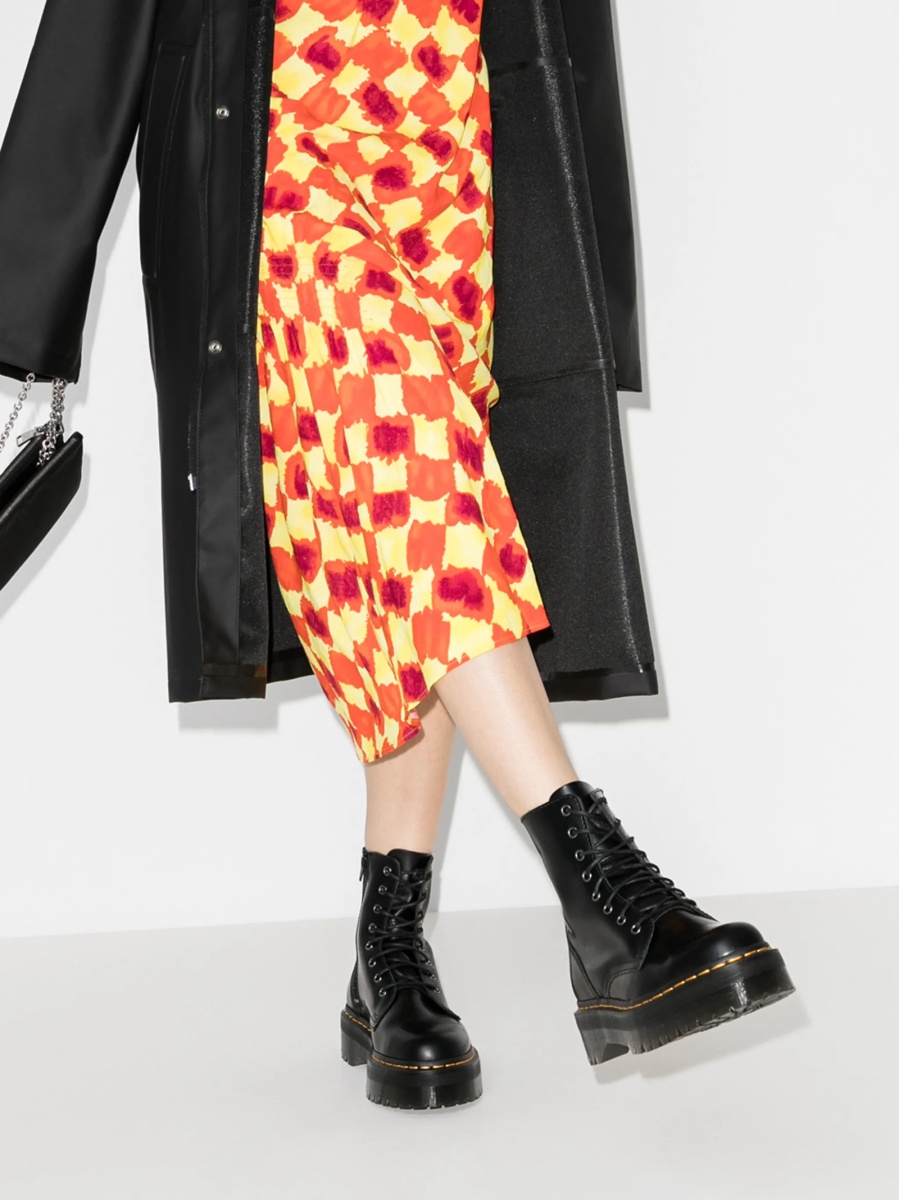 Incaltaminte Dr. Martens neagra din piele - Img 3