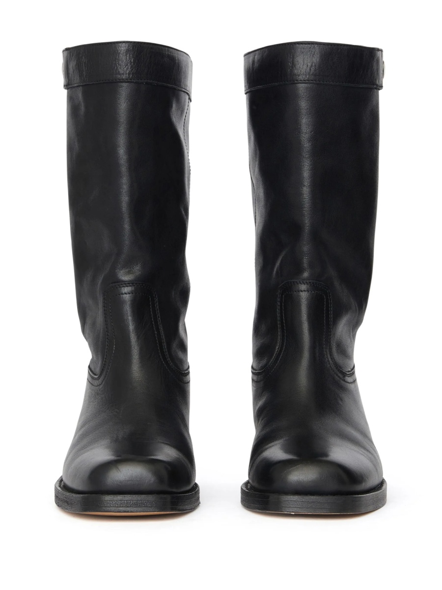 Incaltaminte Isabel Marant neagra din piele - Img 4