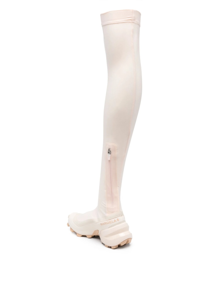 Incaltaminte MM6 Maison Margiela roz din material textil - Img 3