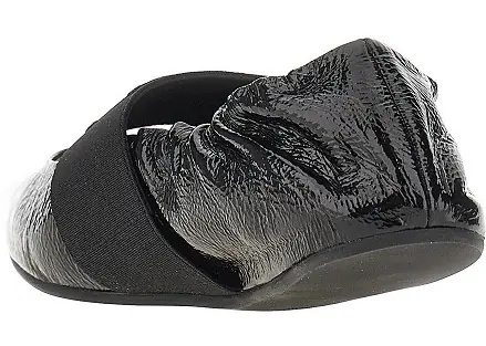 Incaltaminte Naplack leather 'Crush' ballet flats - Img 3