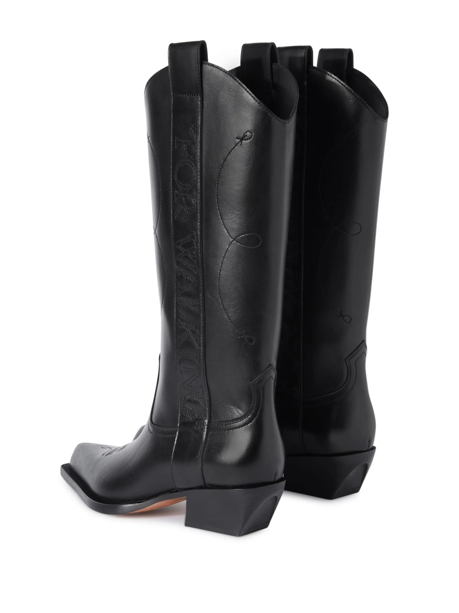 Incaltaminte Off-White neagra din piele - Img 3