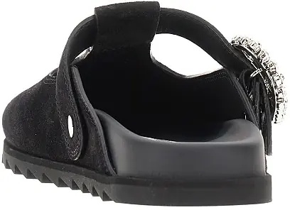 Incaltaminte 'Slidy Viv'' suede leather mules - Img 3