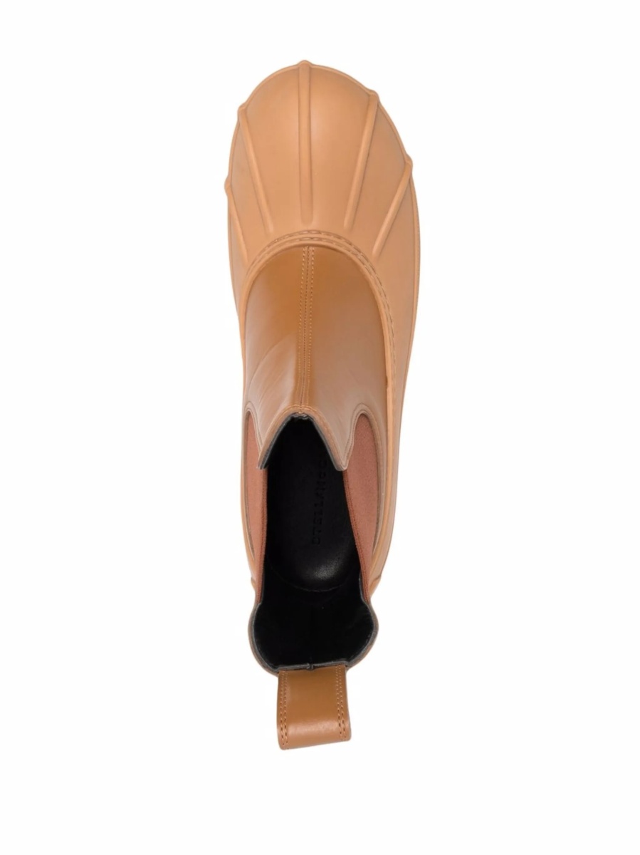 Incaltaminte Stella McCartney maro din cauciuc si piele eco - Img 4