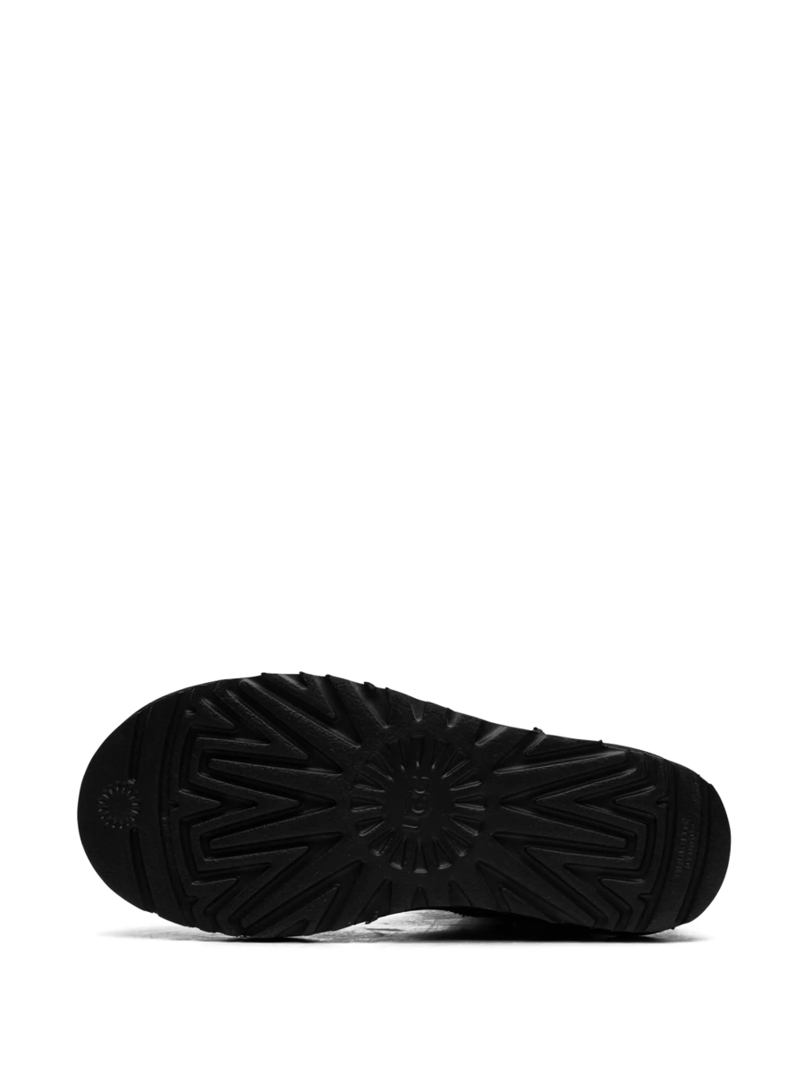 Incaltaminte UGG neagra din piele si poliester reciclat - Img 5