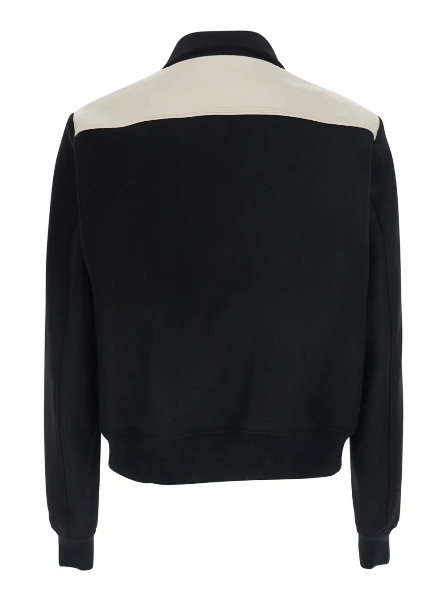 Jacheta AMIRI neagra din lana - Img 2