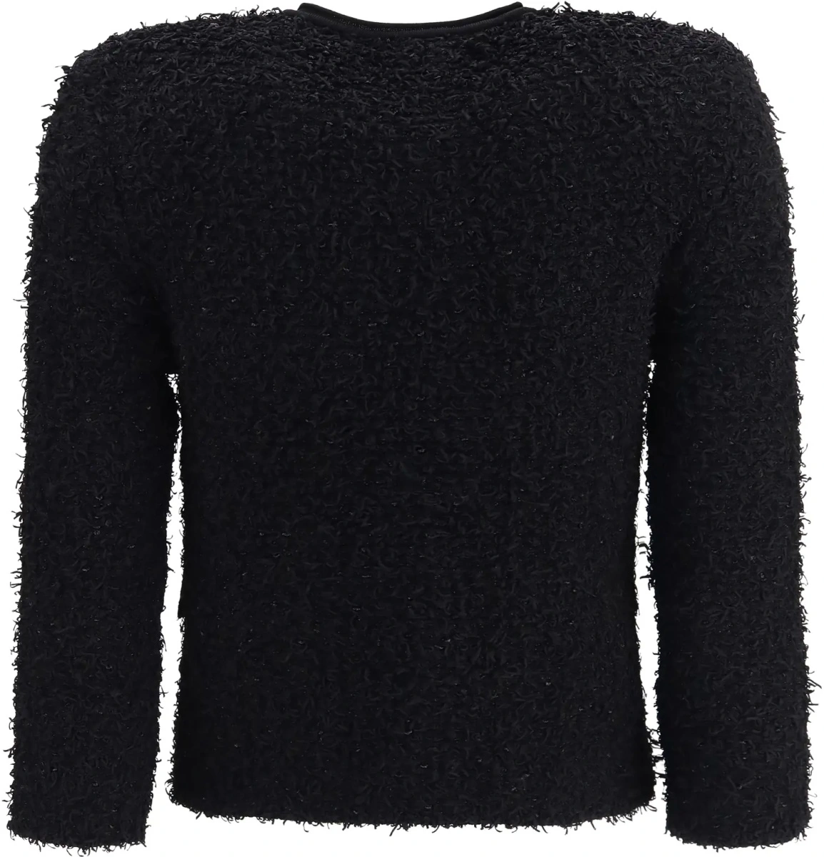 Jacheta Balmain neagra din tweed - Img 2