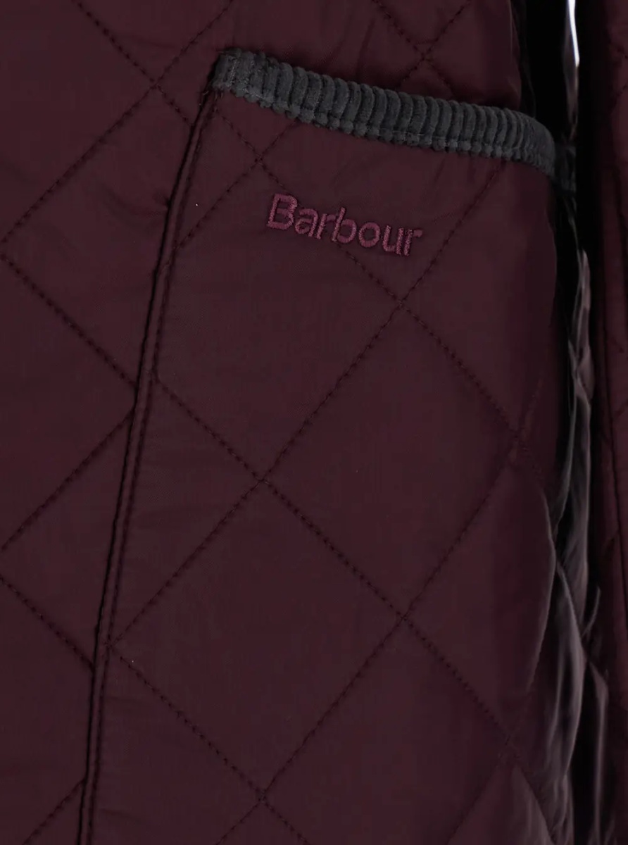 Jacheta Bordeaux Jacket with classic collar and logo lettering on the front in Tech Fabric men - Img 3