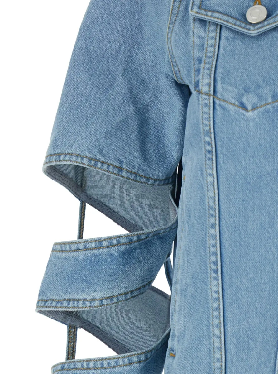 Jacheta COPERNI albastra din denim - Img 3