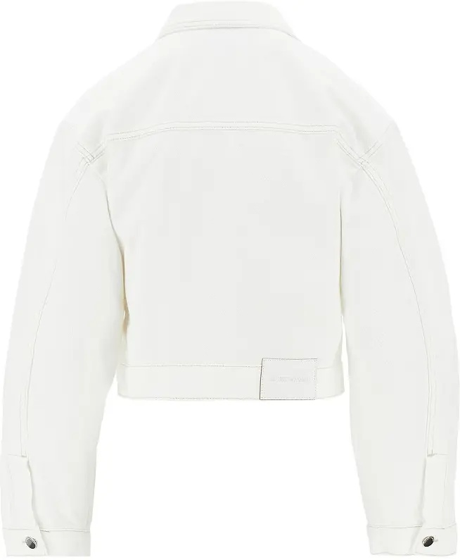 Jacheta Cropped denim jacket - Img 3
