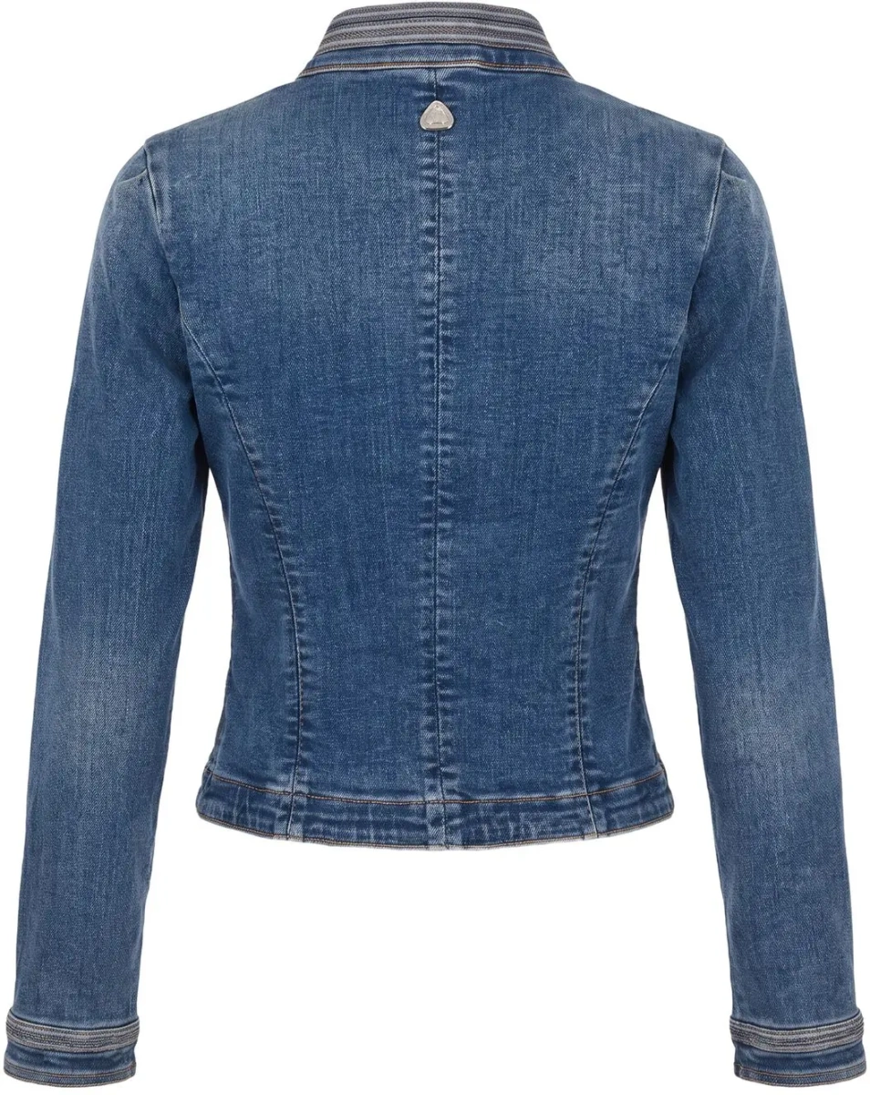 Jacheta Denim jacket with seam details - Img 2