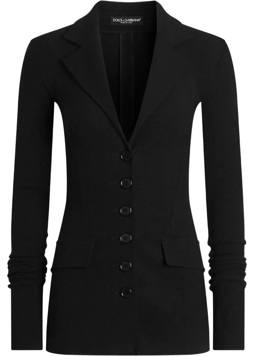 Jacheta Dolce &amp; Gabbana neagra din lana - Img 8