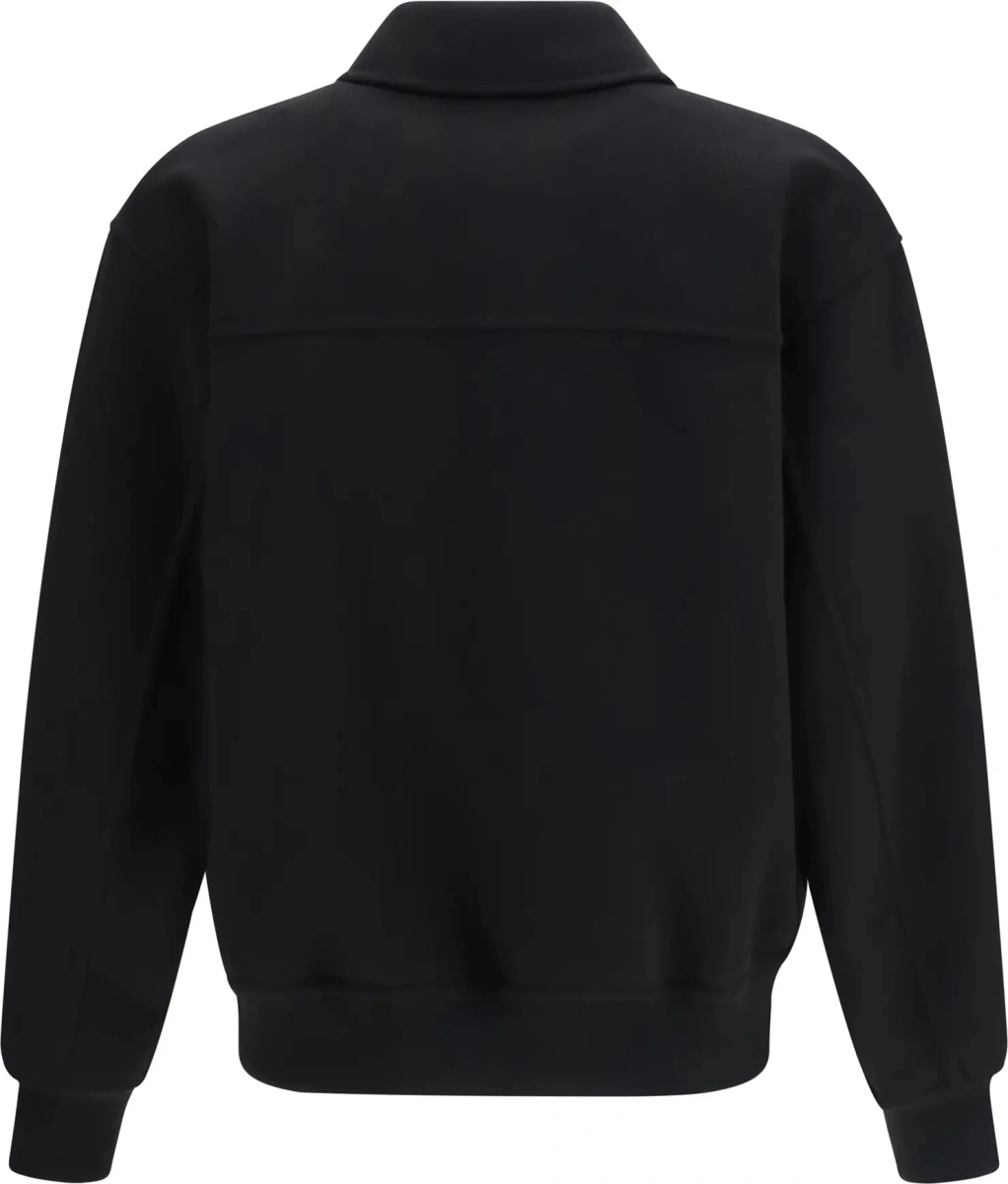 Jacheta Ferragamo neagra din lana si casmir - Img 2