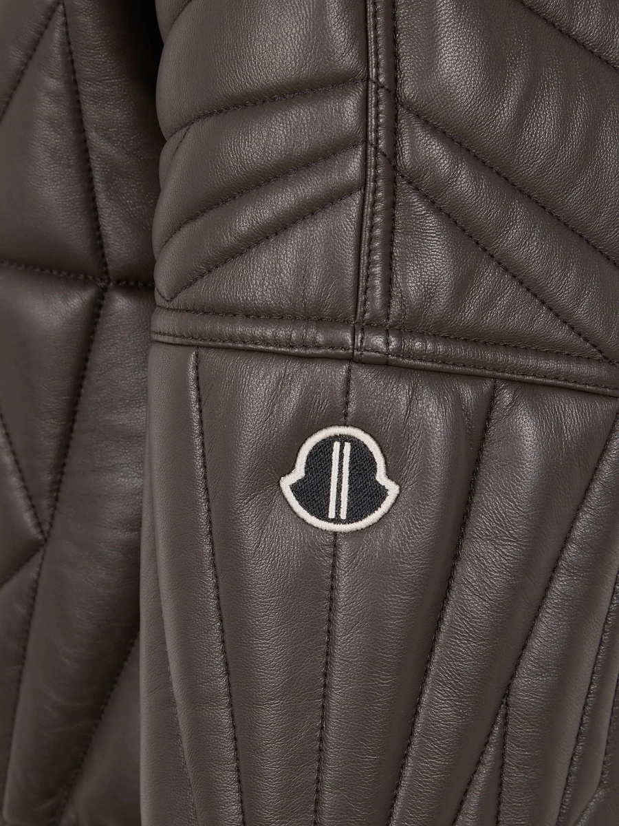 Jacheta Geocamo leather Jacket Moncler + Rick Owens - Img 3