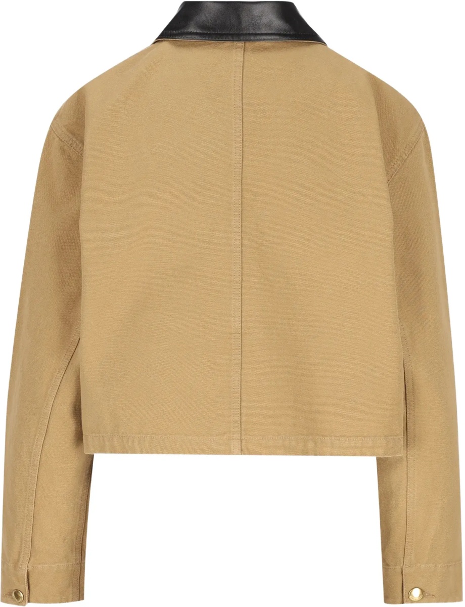 Jacheta Heavy cotton cropped Jacket - Img 4