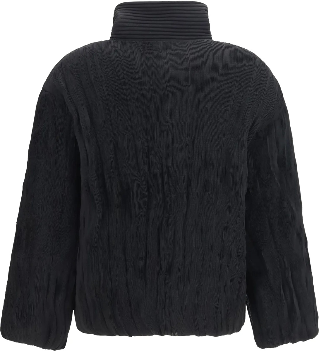 Jacheta Jacket short padded jacket with striped fabric - Img 2