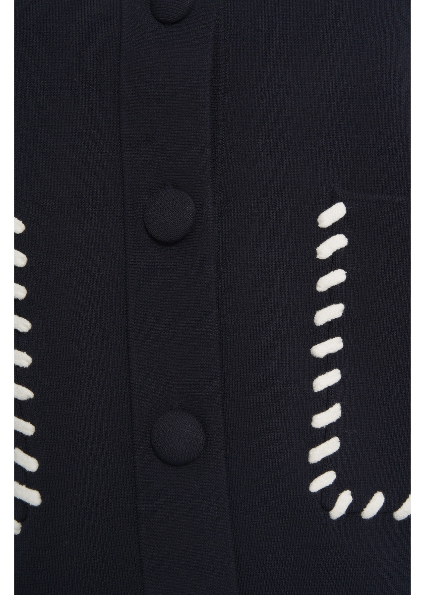 Jacheta Jacket with decorative stitching - Img 5