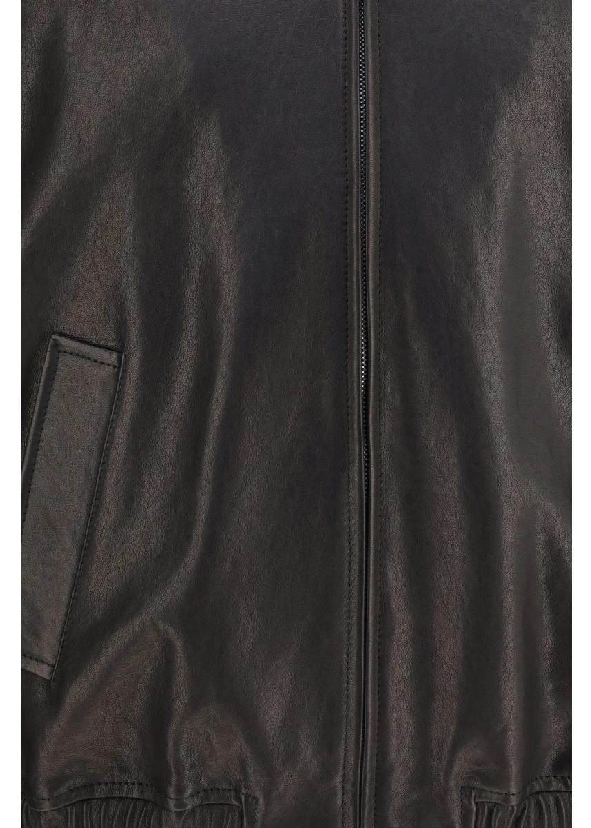 Jacheta Leather Zip Jacket - Img 3