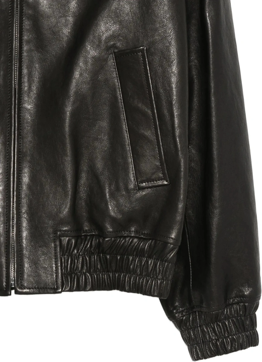 Jacheta Leather Zip Jacket - Img 5