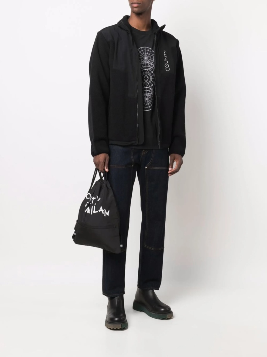 Jacheta Marcelo Burlon neagra - Img 2