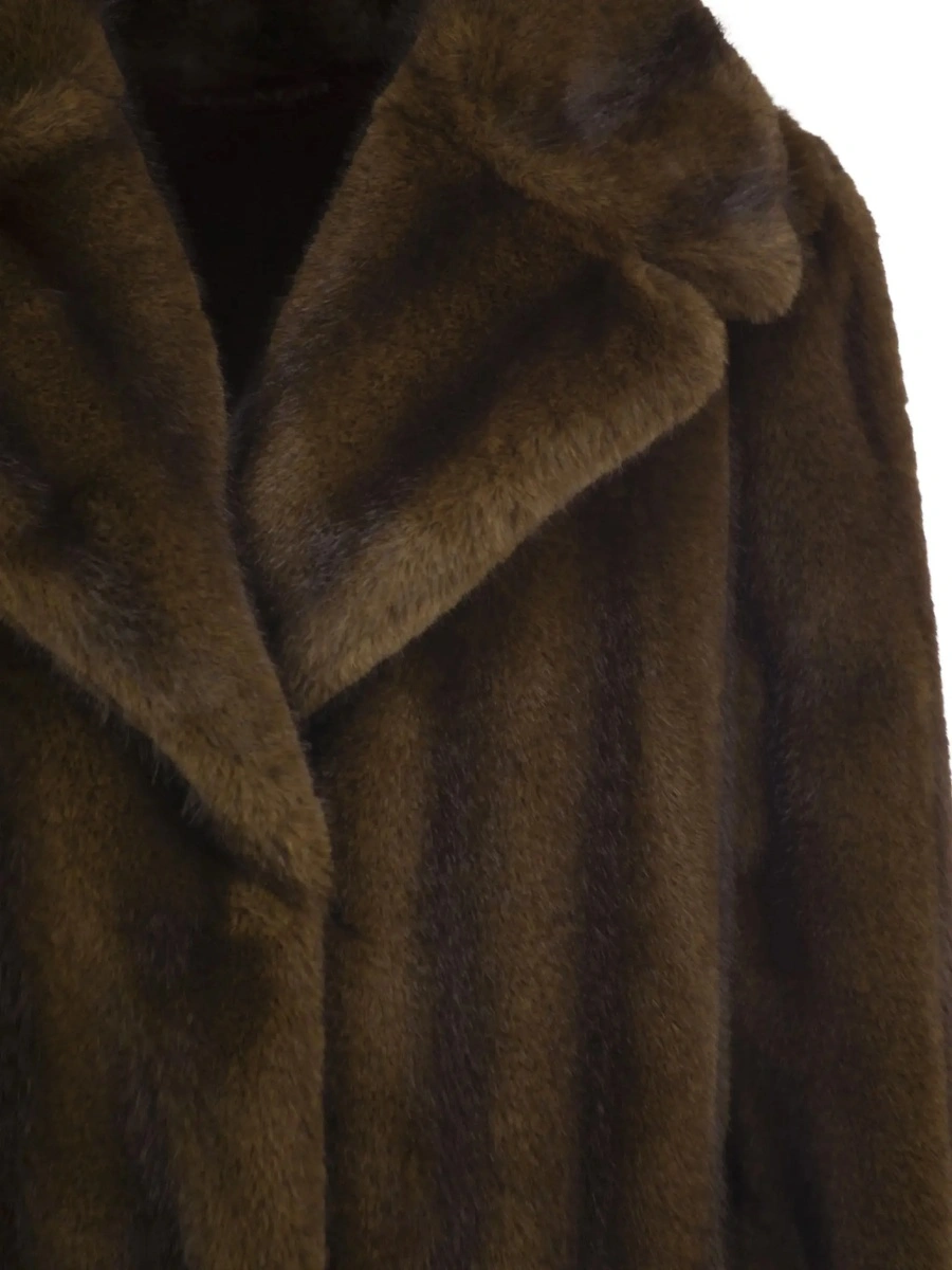 Jacheta MaxMara Studio maro din tesatura tehnica - Img 6
