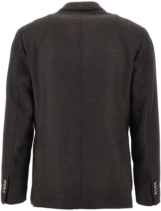 Jacheta Mélange tweed tailored jacket - Img 3