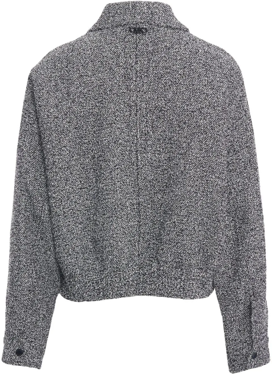 Jacheta Michael Kors neagra din bumbac - Img 3