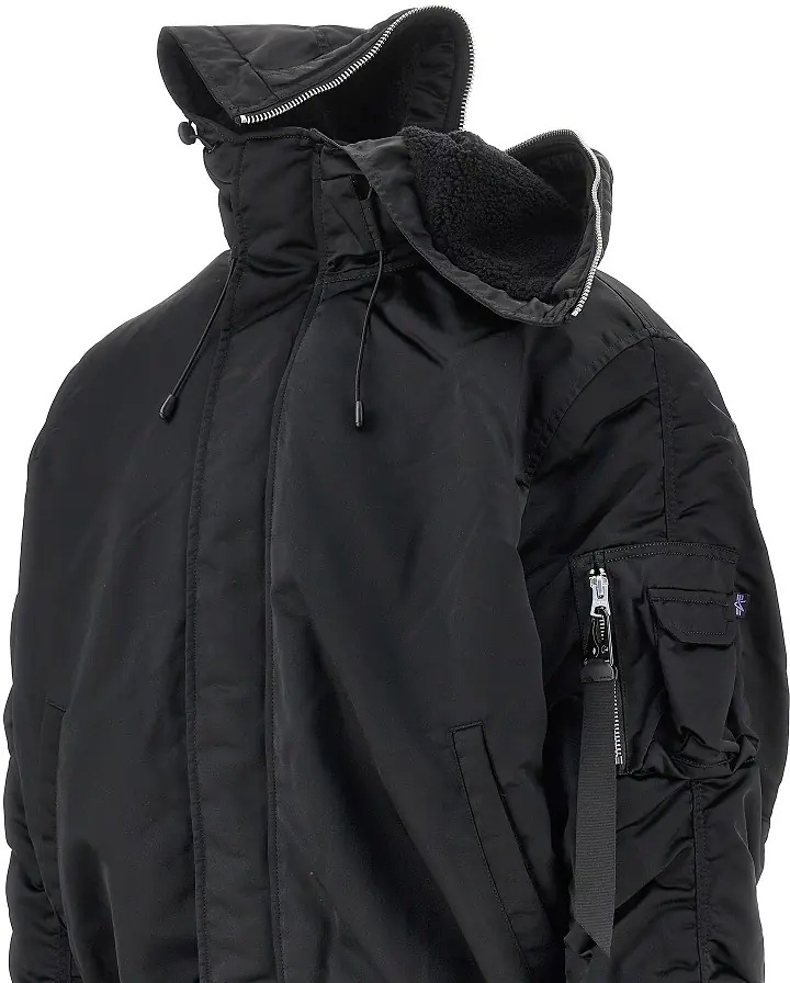 Jacheta N-2B Base UV hooded bomber jacket - Img 2