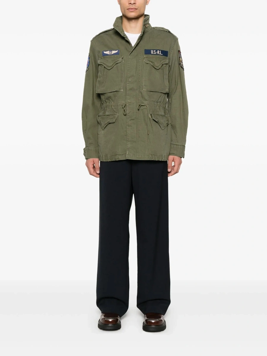 Jacheta Ralph Lauren verde din bumbac - Img 5