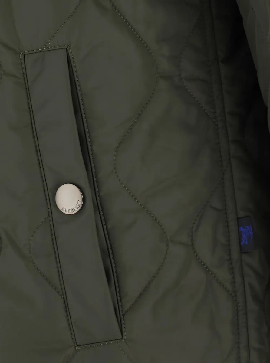 Jacheta Reversible Jacket with Diamond Stitching in Green Women's - Img 3