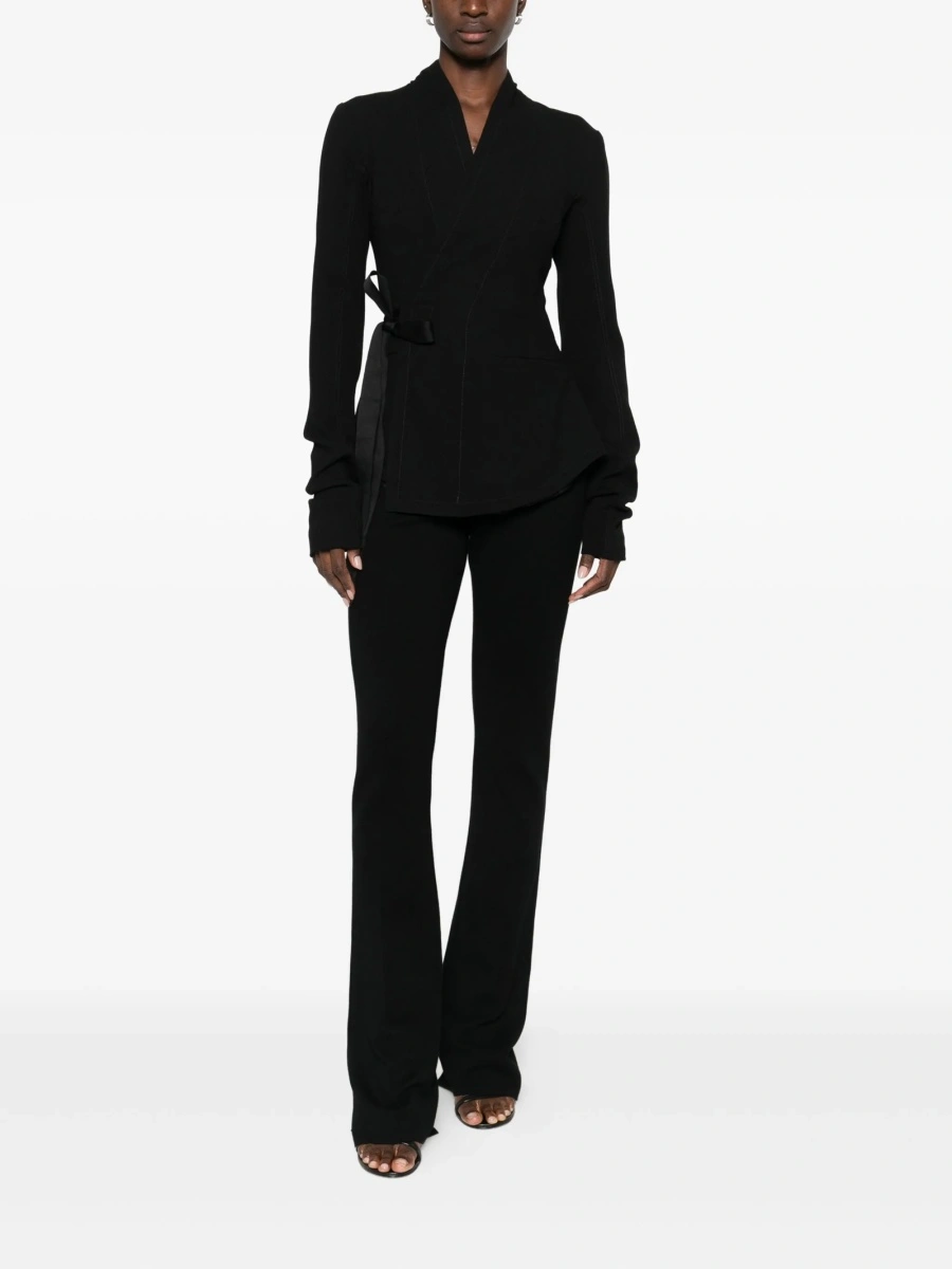 Jacheta Rick Owens neagra din lana - Img 2