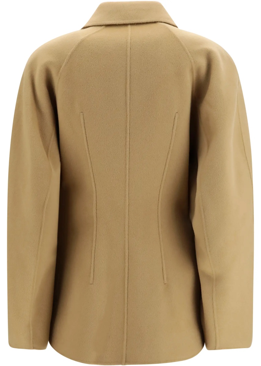 Jacheta Sculptural oversized-sleeve Jacket - Img 2
