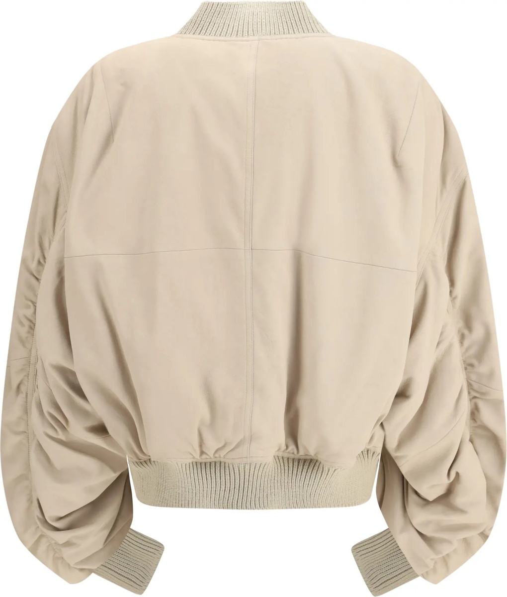 Jacheta Secchia Flight Bomber in lamb leather - Img 3