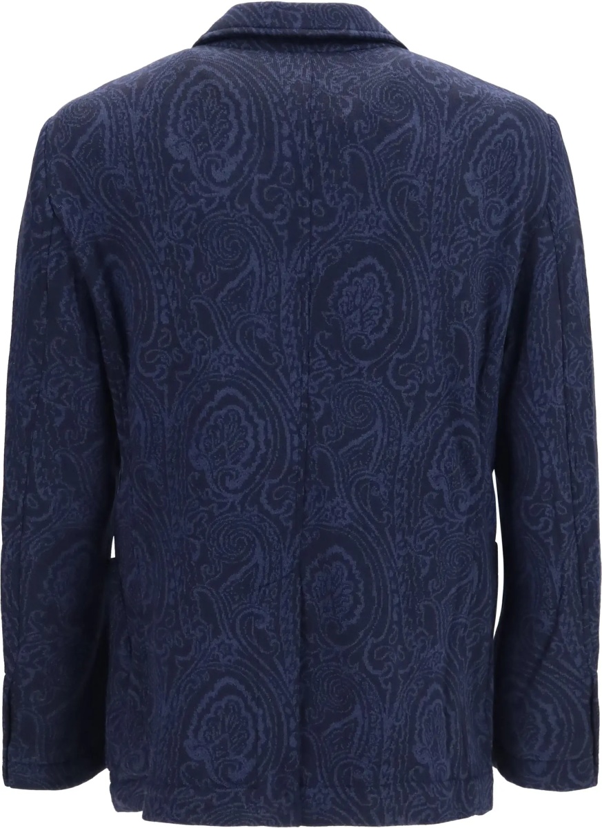 Jacheta Single-breasted Arnica Jacquard wool-blend Jacket - Img 2
