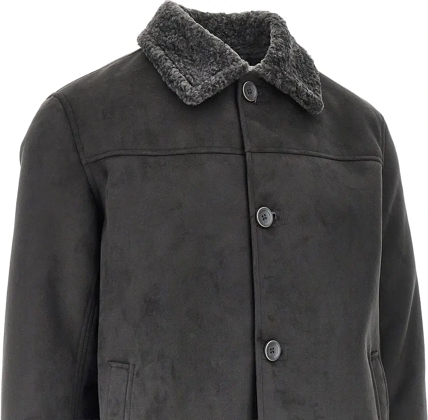 Jacheta Suede and shearling effect jacket - Img 2