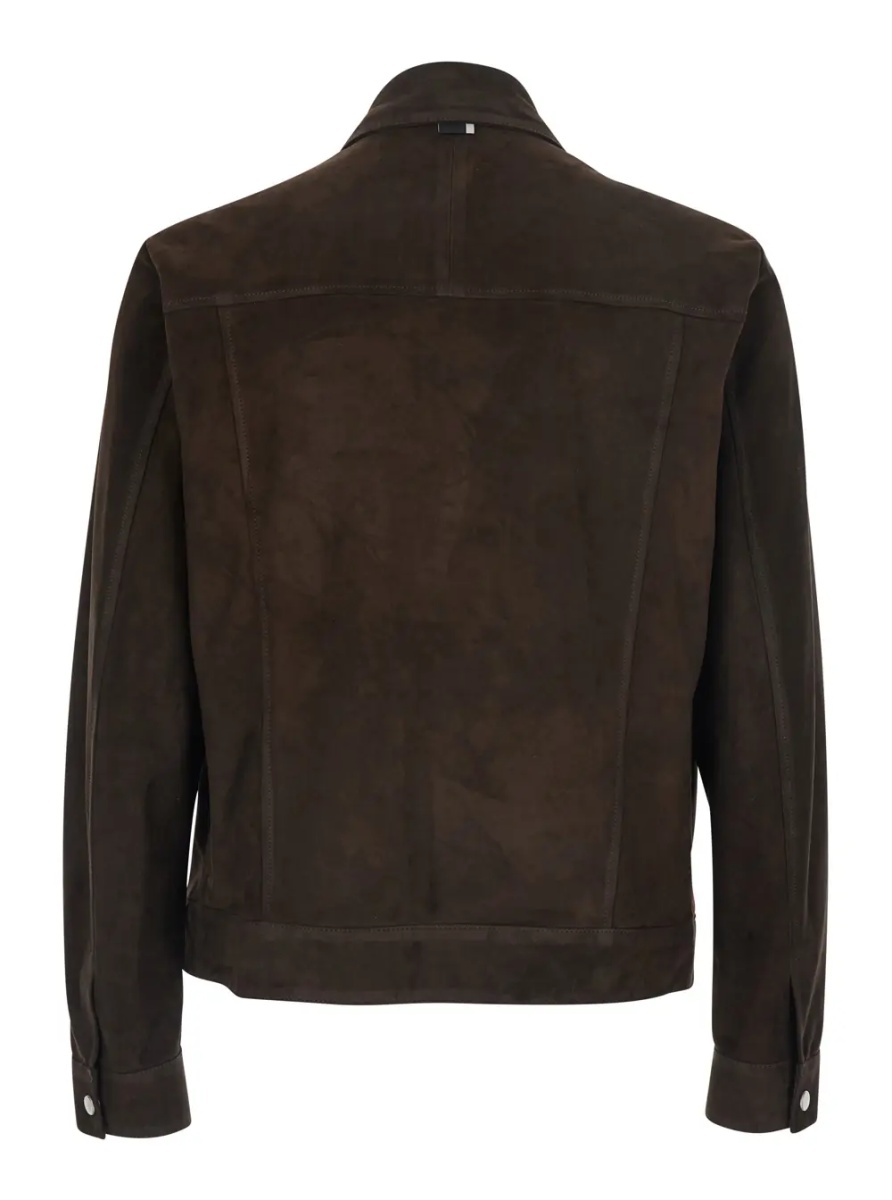 Jacheta SUEDE BOMBER - Jackets - Brown - Men - Img 2