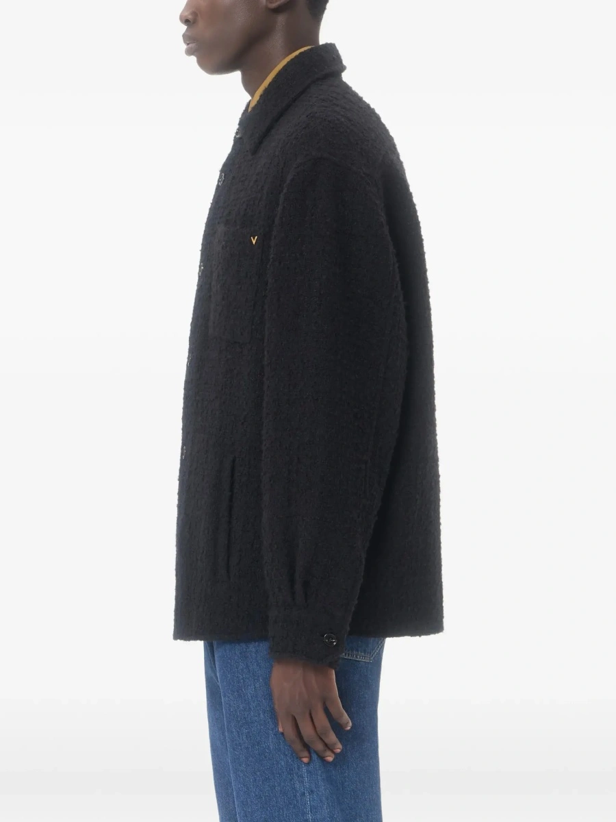 Jacheta Textured high-neck Jacket - Img 7