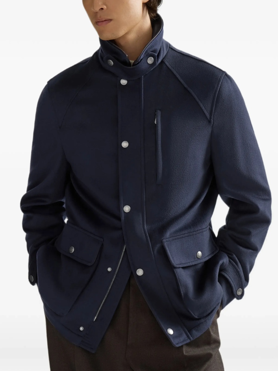 Jacheta Virgin wool Jacket withnappa inserts - Img 7