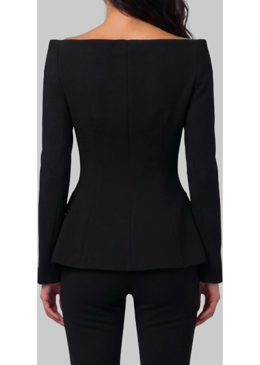 Jacheta Wool Crepe Jacket - Img 3