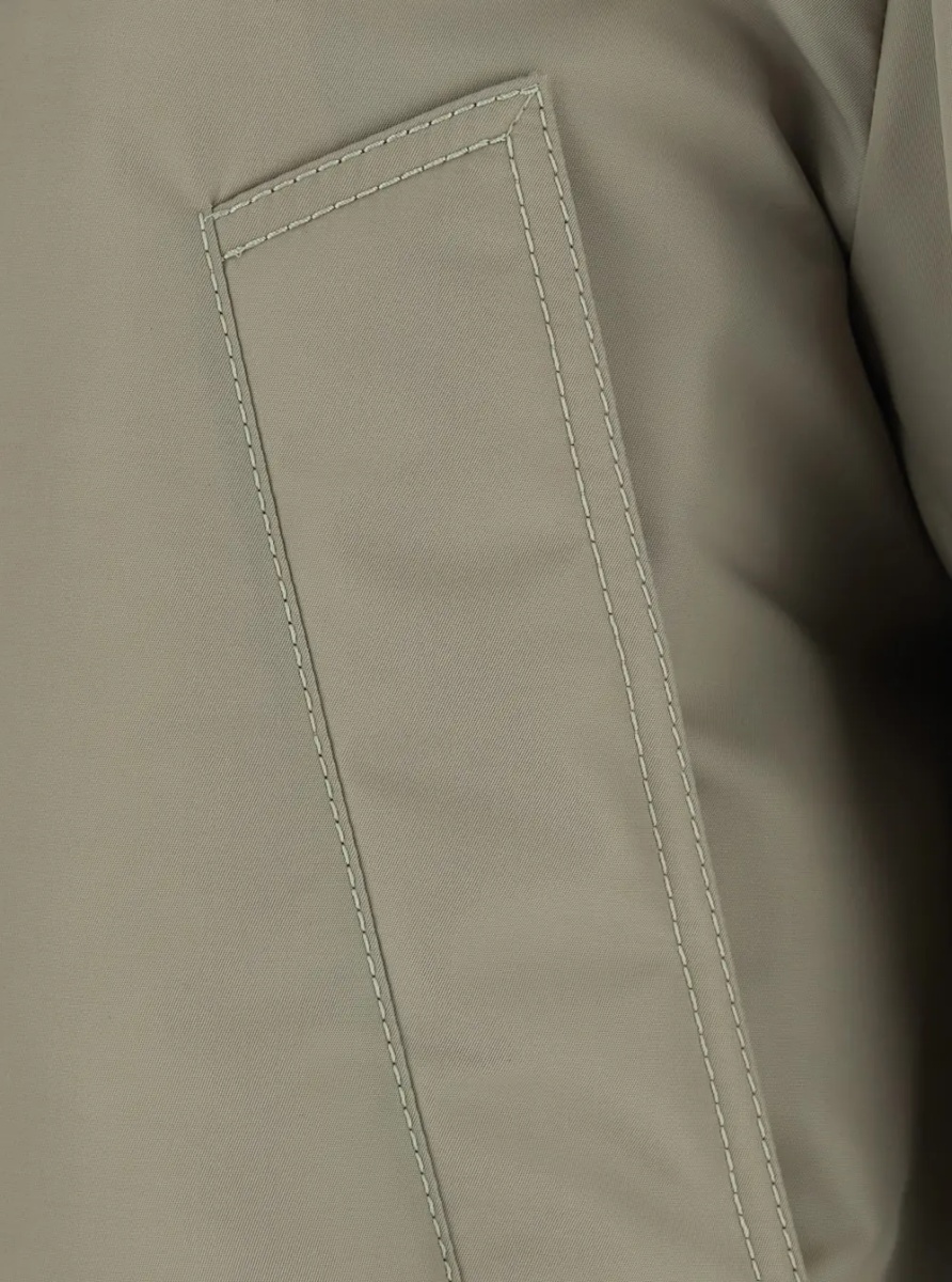 Jacheta WR SATIN NYLON BLOUSON WITH INTRECCIATO COLLAR - Img 2